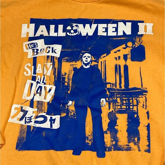 Halloween II Movie Women's Sweatshirt Size L - Picture 2 of 5